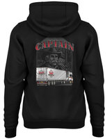 The Captian van den Elsen hoodie zwart met tekeing van de truck