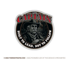 sticker The Captain Scania van den Elsen 1883 the captain