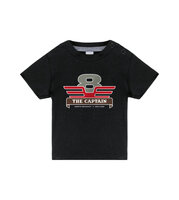 baby shirt with v8 the captain print