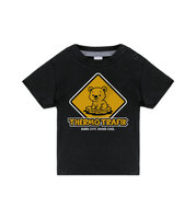 Born cute raised cool baby tshirt thermotrafik met ijsbeer