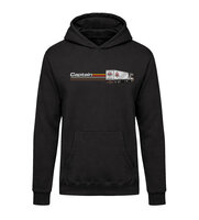 kids hoodie The Captain with Scania truck on