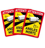 ANGLES MORT STICKERS EASY REMOVABLE - MAKKELIJK VERWIJDERBARE DODE HOEK STICKERS FRANKRIJK 