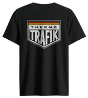 thermotrafik hoodie zwart met badge