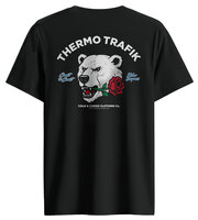 POLAR EXPRESS T-SHIRT MET IJSBEER EN RODE ROOS