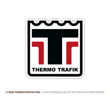Thermo King sticker maar dan Thermo Trafik 