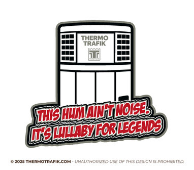 Koelmotor maakt herrie sticker maar is geen herrie 