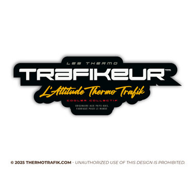 Trafikeur sticker cooler collectif