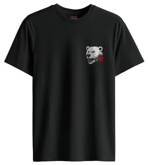 BLACK TSHIRT POLAR EXPRESS WITH POLAR BEAR